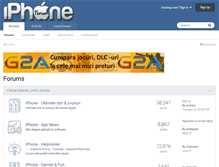 Tablet Screenshot of iphoneforum.ro
